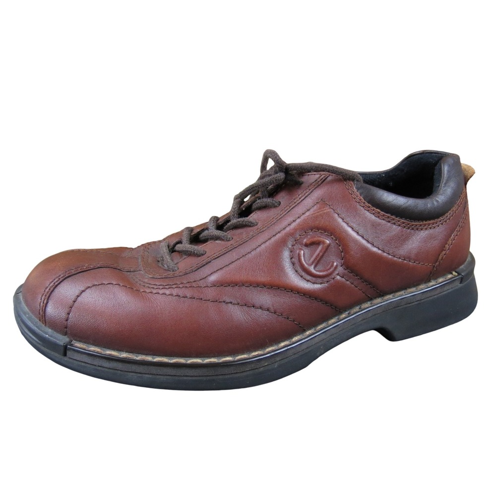 Ecco Neoflexor Men's Brown Leather Oxford Shoes Size 40‎ Comfortable